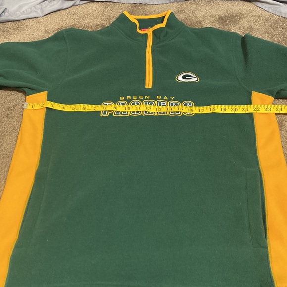 Y2K Quarter-Zip Fleece Packers Sweater - Picture 9 of 12